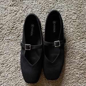 VIVAIA Black Mary Jane Flats